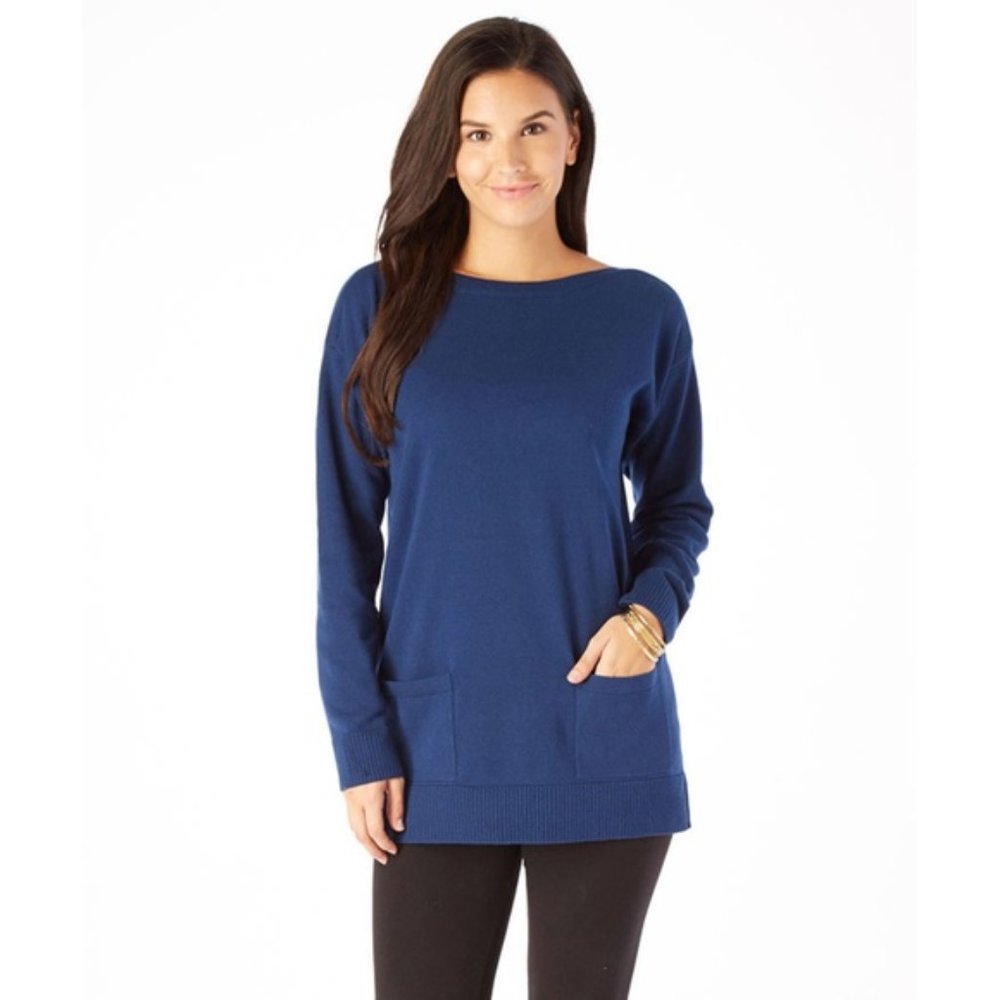 Blue Tunic Sweater